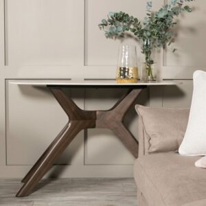 Vida Living Ariya Brown Console Table