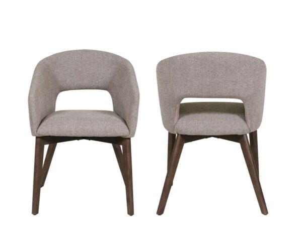 Vida Living Ariya Latte Dining Chair in Pair