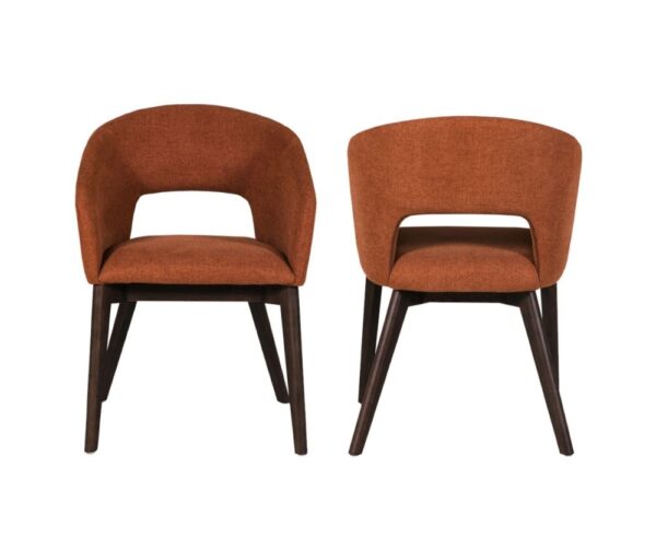 Vida Living Ariya Rust Dining Chair in Pair