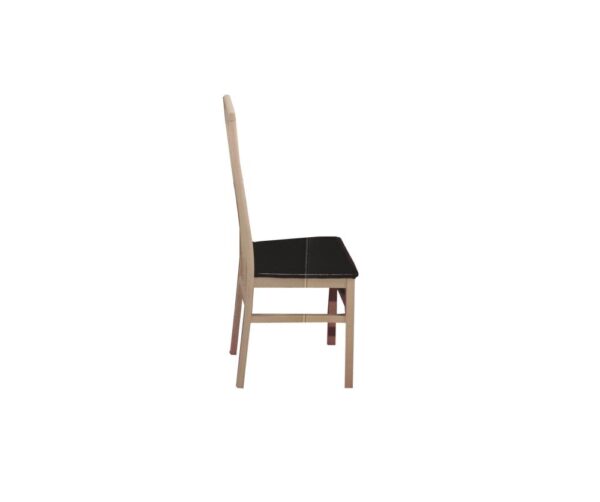 Ben Company Sonia Light Oak Italian Dining Chair in Pair