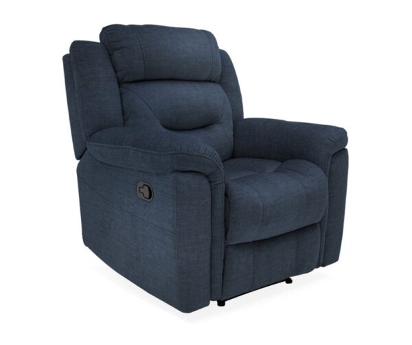 Vida Living Dudley Blue Reclining Armchair