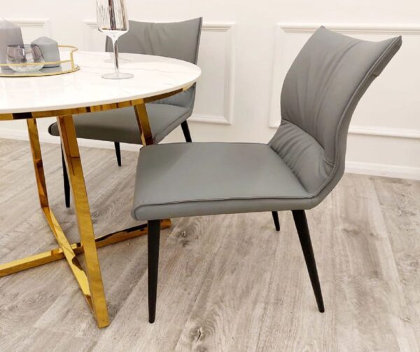 Furnish 365 Flora Leather Dining Chair