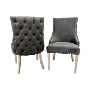 Furnish 365 Kensington Dark Grey Dining Chair