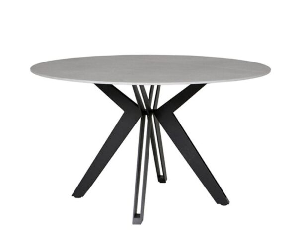 Vida Living Kore Grey Circular Dining Table(W130cm)