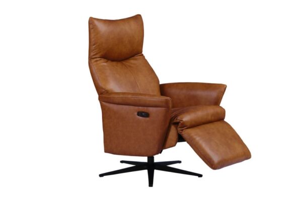 Vida Living Leandro Tan Electric Reclining Accent Chair