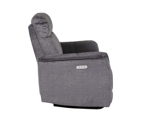 Vida Living Mortimer Graphite Electric Recliner 2 Seater Sofa - Image 2