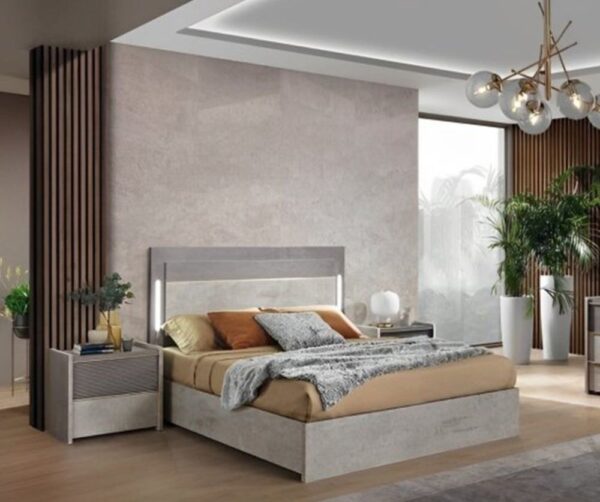 H2O Design Sole Grey Italian Bed Frame