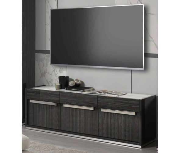 H2O Design Christine Grey Italian TV Unit