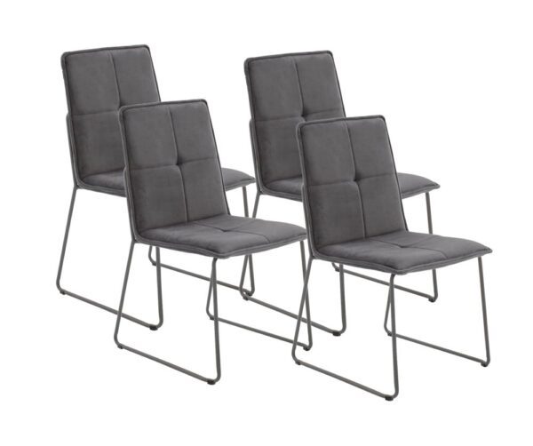 Vida Living Soren Grey Dining Chair in Pair