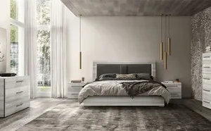 Status Mia Silver Grey Night Italian Bed