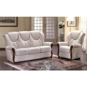 Gina Italian Leather Sofa Suite 3 + 1 + 1