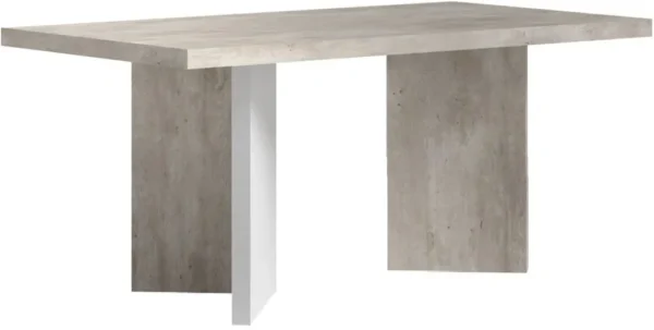Modern Treviso White Italian 6 Seater Dining Table