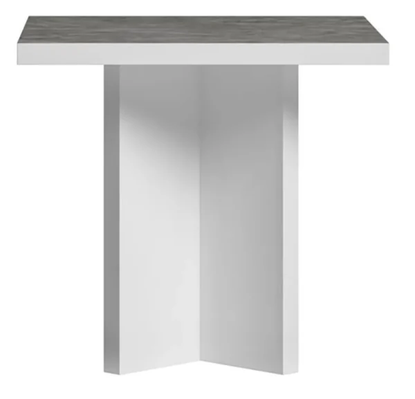 Modern Mara White Italian Lamp Table