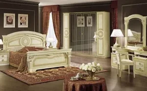 Camel Group Aida Night Ivory Bedroom Set