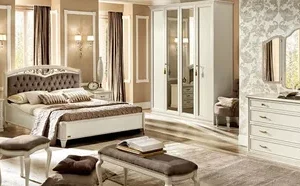 Camel Group Nostalgia Night Bianco Antico Bedroom Set