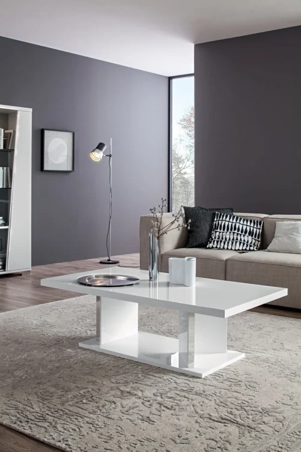 Lisa White Italian Coffee Table