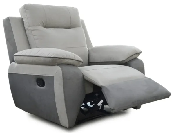 Trimont Grey Fabric Upholstered Armchair