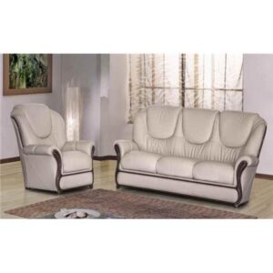 Juliet Italian Leather 3 + 1 + 1 Sofa Suite