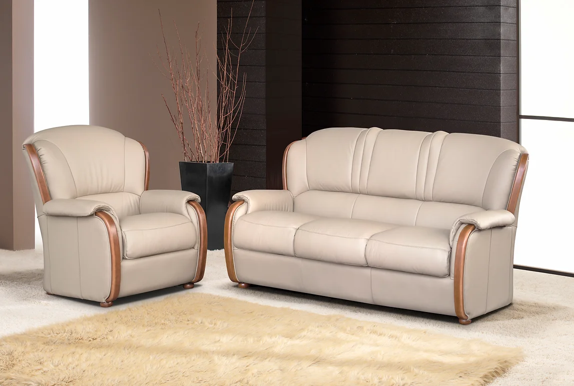 Mini Divani Anita Leather 3+1+1 Sofa