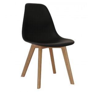 Belgium Plastic (PP) Chairs with Solid Beech Legs £23.00 (price of Single item) 4 Plastic Chairs with Solid Beech Legs Black, Grey, White, Yellow, 455W x 530D x 820H Sold in 4s  Quality Checked Nationwide Deliveries: 1 – 10 DAYS