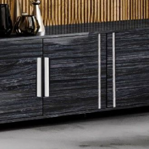 Ben Company Luna Dark Grey Italian 4 Door Sideboard