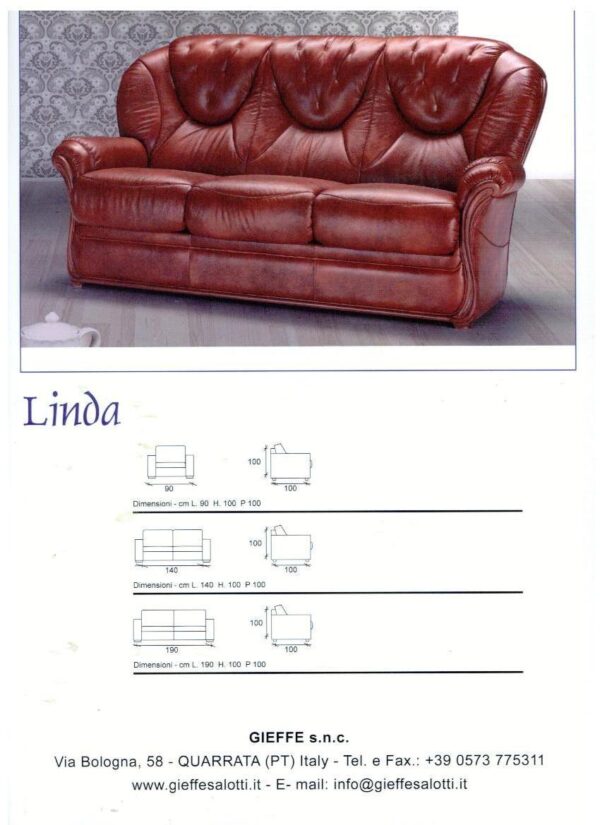 Gieffe Linda Sofa - Image 2