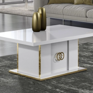 H2O Design Vogue White Italian Coffee Table