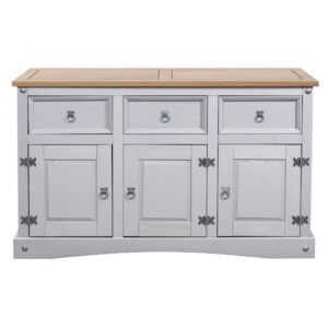 Corona Grey Buffet 3 Doors 3 Draws