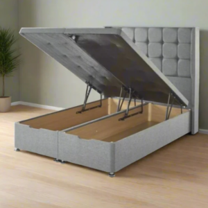 Dreamland Beds Premium Front Opening Ottoman (Divan type) - Velvet Fabric