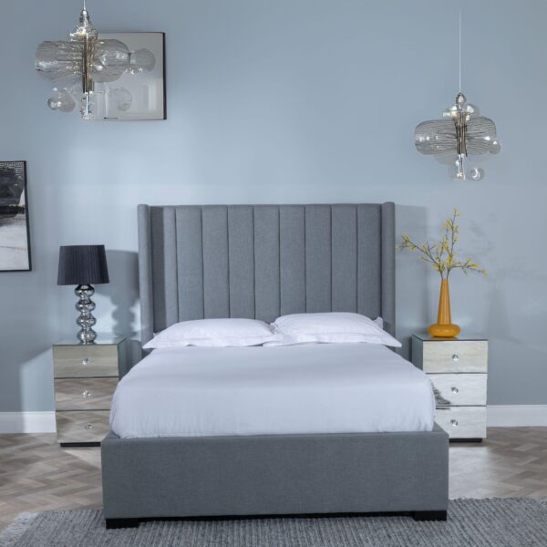 Aspen Boucle Fabric Ottoman Storage Bed - Image 5