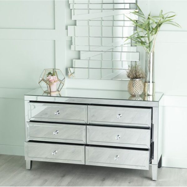 Vasari Mirrored 3/6 Drawer Chest - Image 4