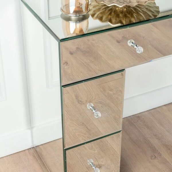 Scala Mirrored 6 Drawer Dressing Table - Image 2