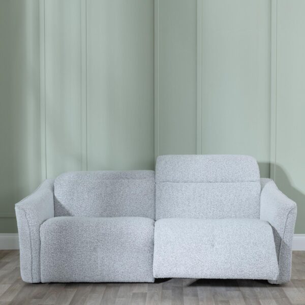 Inca Grey Fabric 2/3 Seater Electric Recliner Sofa And Arm Chair - Image 3