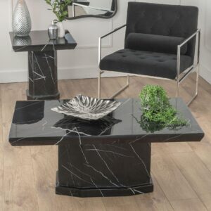 Nebula Black Marble Coffee Table