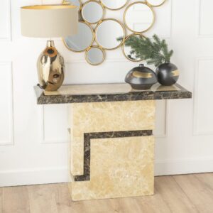 Venus Cream Marble Console Table