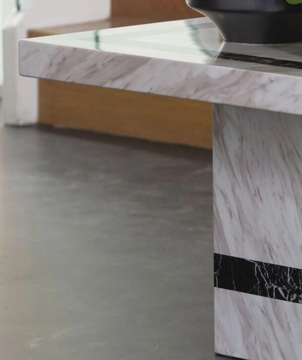 Arzano Cream Marble Coffee Table - Image 2