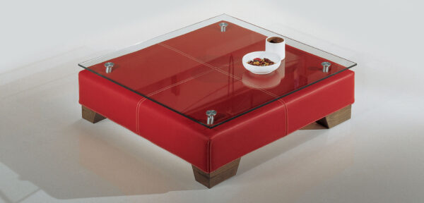 Pouff Glass Stool
