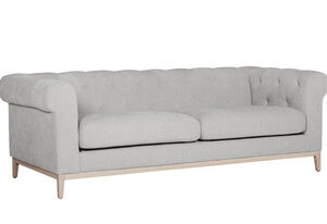 Vida Living Tate 3 Seater Sofa Fixed - Natural