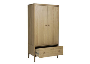 Vida Living Hadley Wardrobe - 2/3 door - Oak Natural