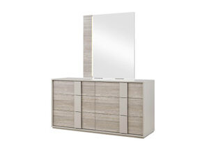 Jules Dressing Chest 6 Drawer - Grey