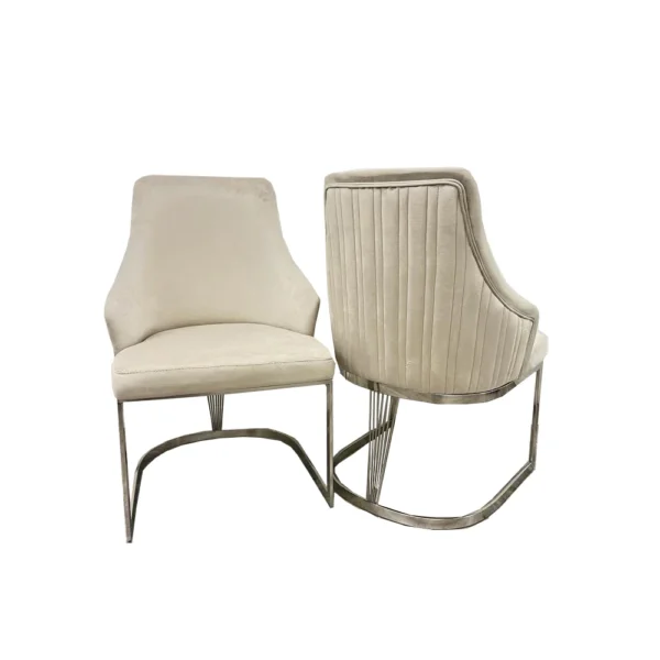 Furnish 365 Chelmsford Velvet Dining Chair - Image 2