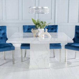 Olympia Marble 6 Seater Dining Set