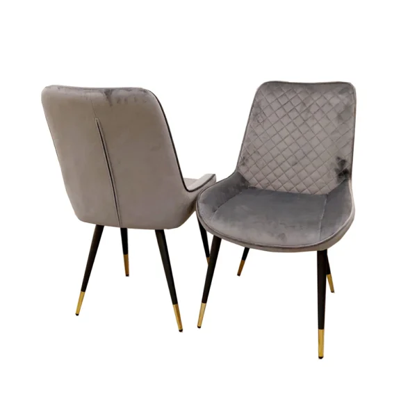 Furnish 365 Luna Velvet Dining Chair Color Options Available - Image 5