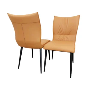 Furnish 365 Flora Leather Dining Chair Color Options Available