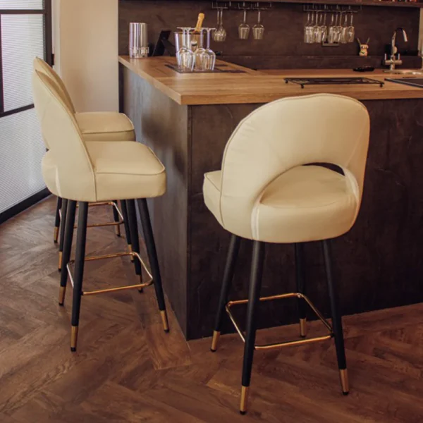 Furnish365 Astra Bar Stools Fabric Options Available - Image 2