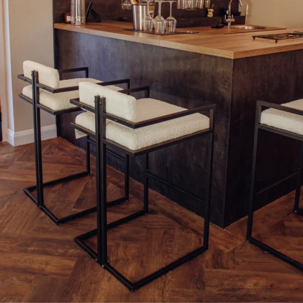 Furnish 365 Boucle Bar Stool - Image 3