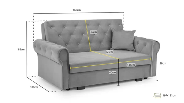 Rosalind Sofa Bed - Image 3