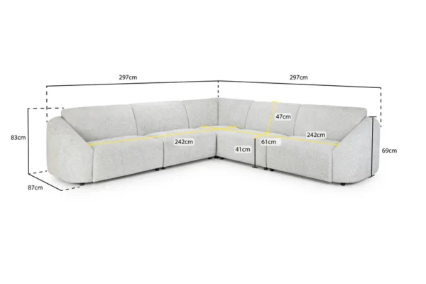 Tucano Corner Sofa - Image 2