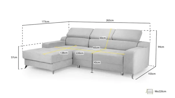 Dahlia Electric Sofa Bed - Image 3