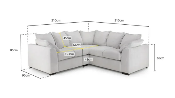Colbee Corner Sofa - Image 2